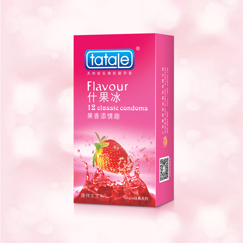 tatale避孕套經典系列什果裝12只